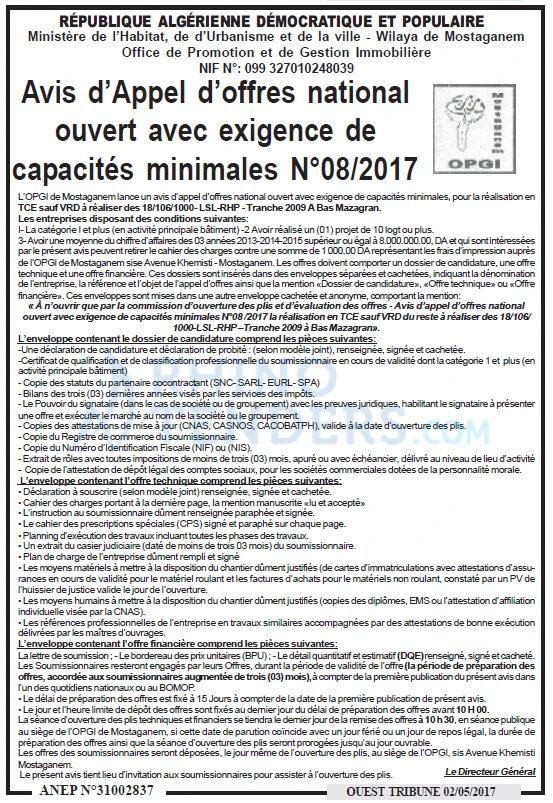 ouest TRIBUNE