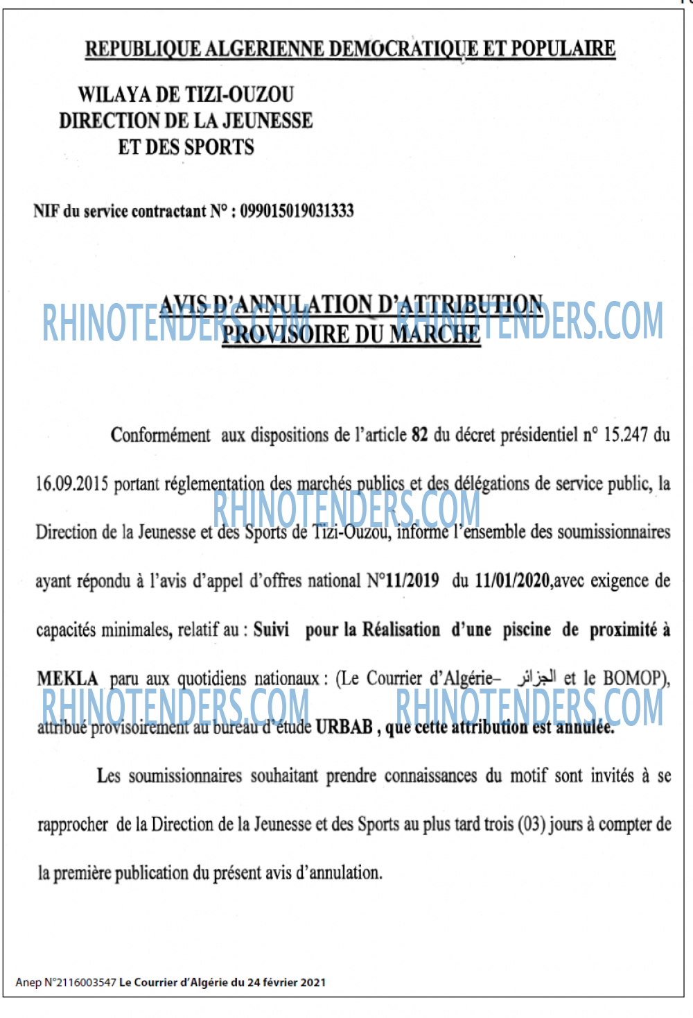 Le Courrier d'Algerie