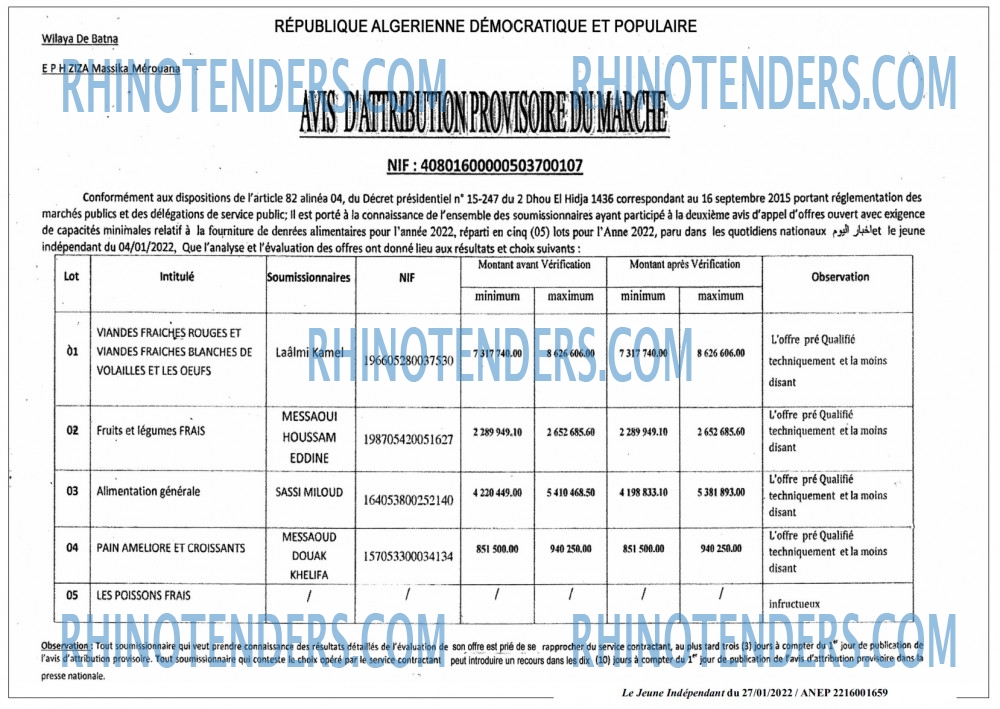 Jeune Independant