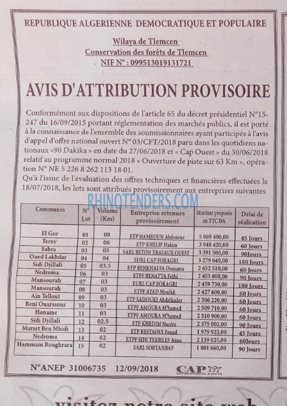 CAP OUEST