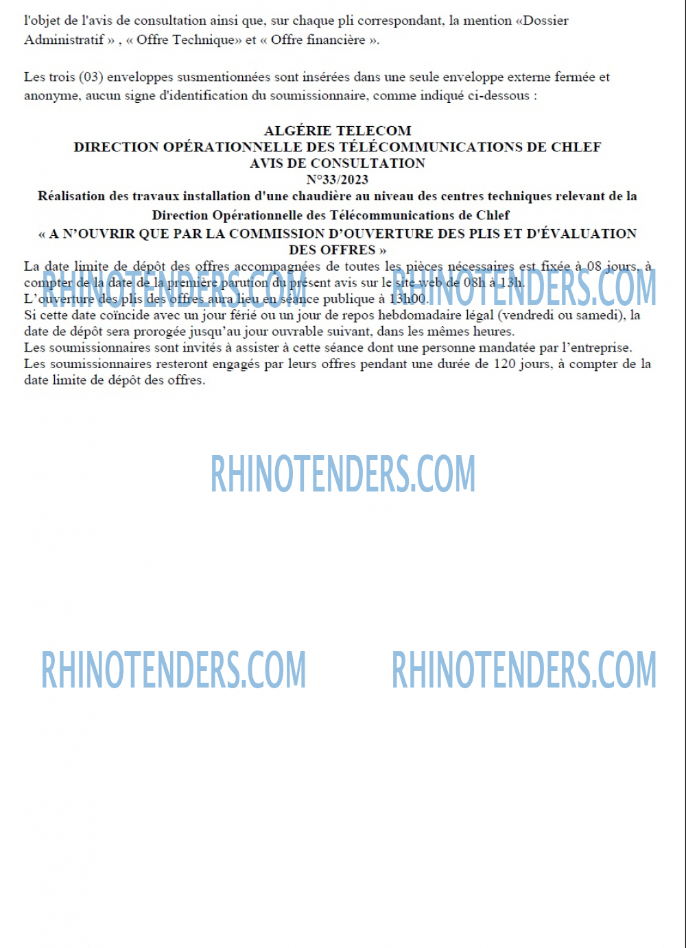 Rhinotenders