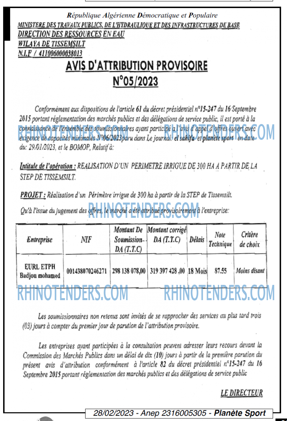 PLANETE SPORT