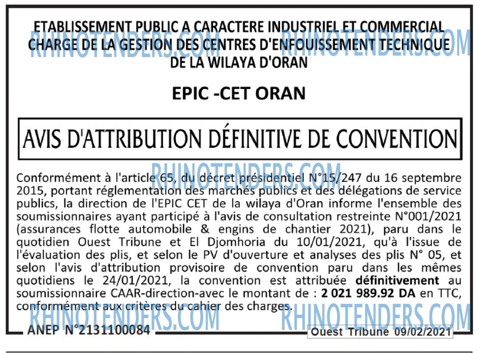 ouest TRIBUNE
