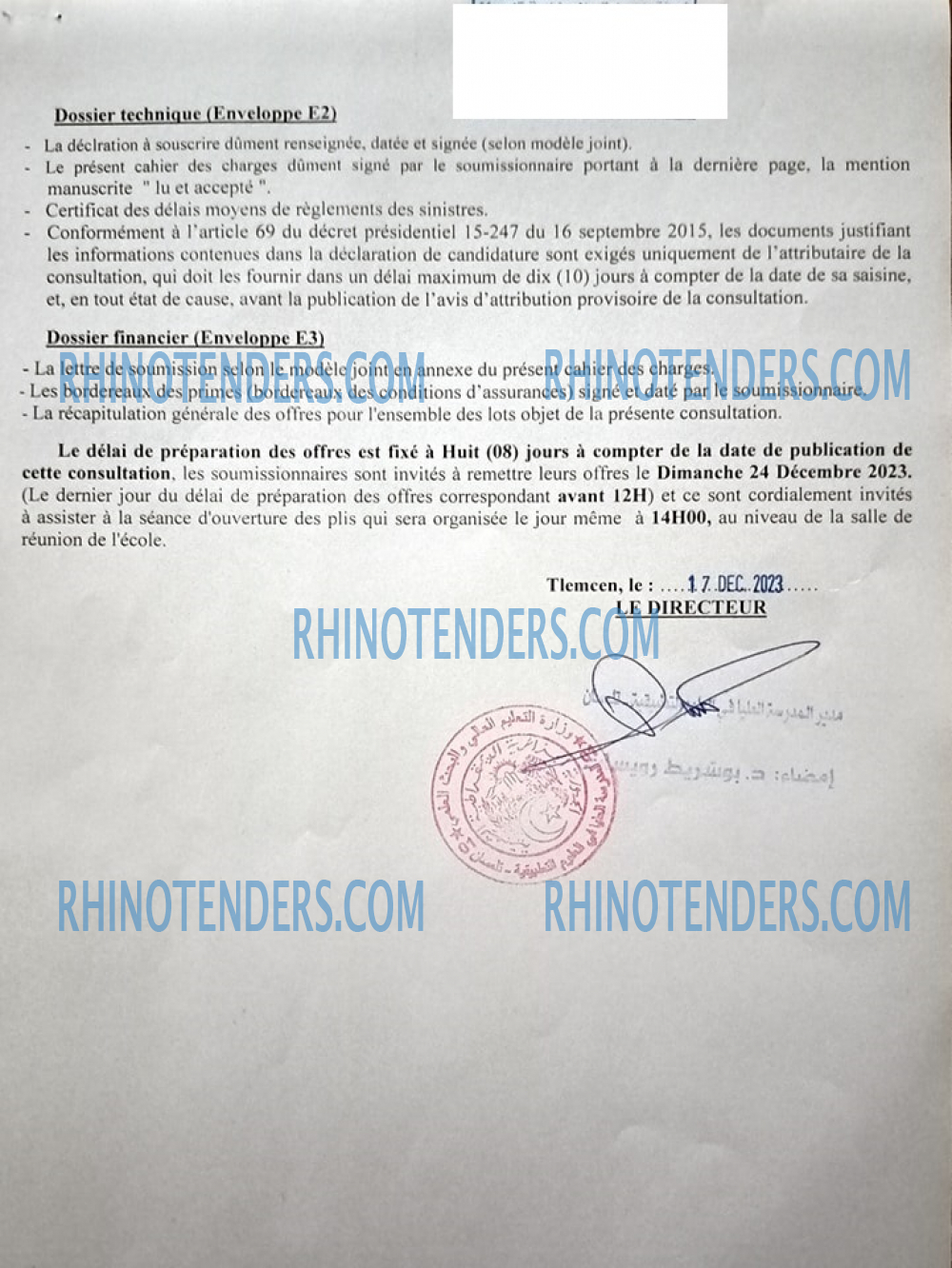 Rhinotenders