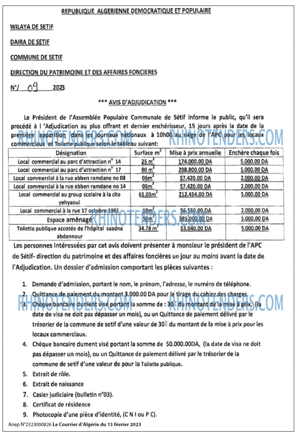 Le Courrier d'Algerie