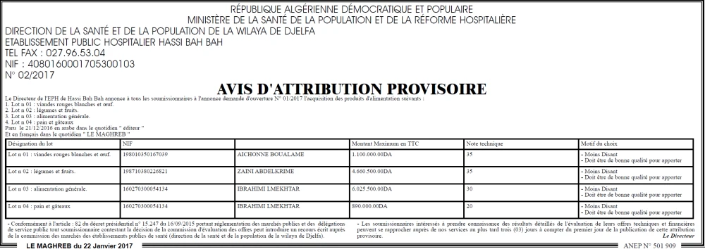 Le Jour d'Algérie
