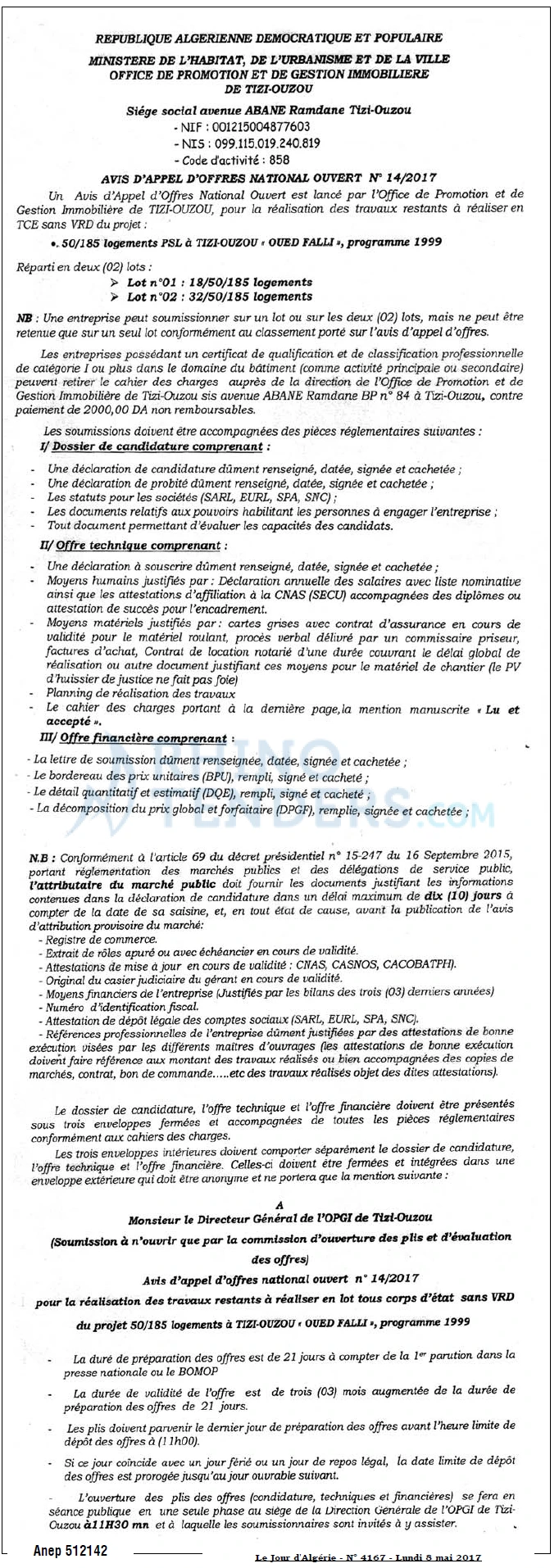 Le Jour d'Algérie