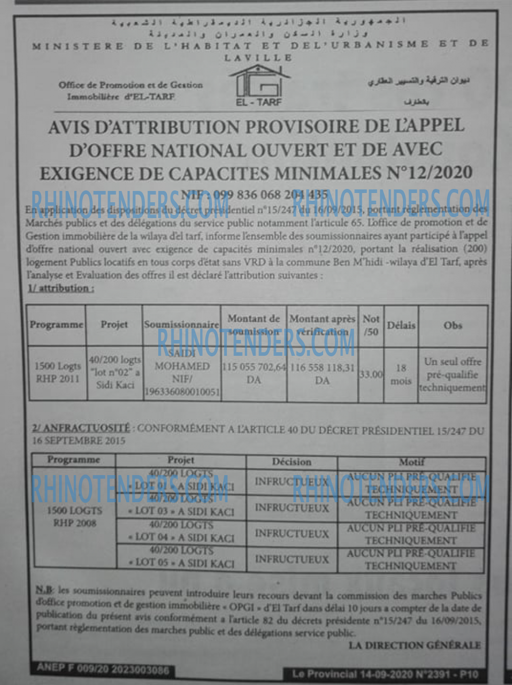 LE PROVINCIAL