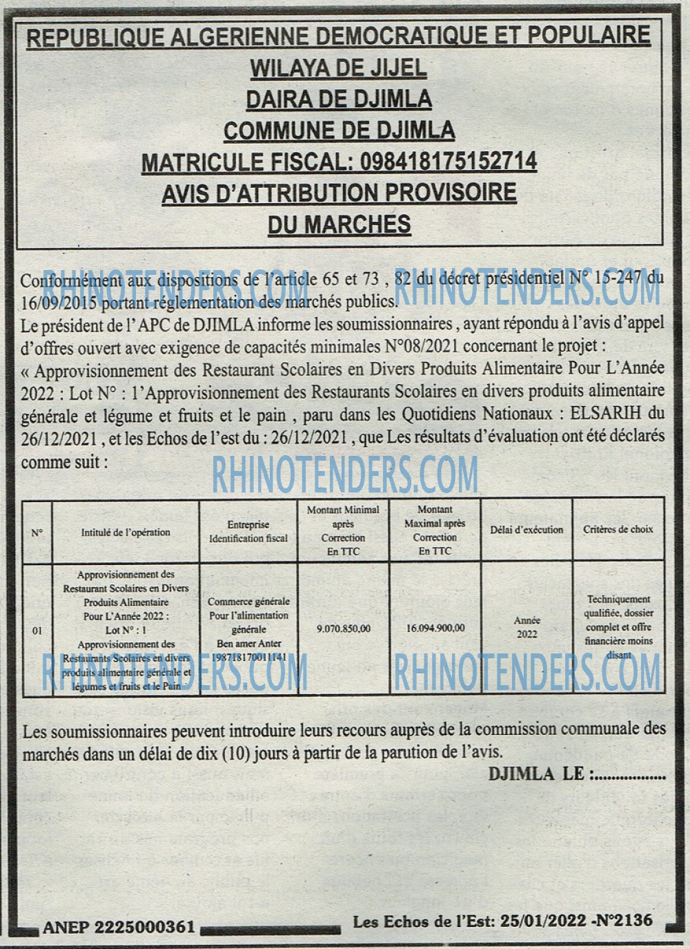 Les Echos de l'Est