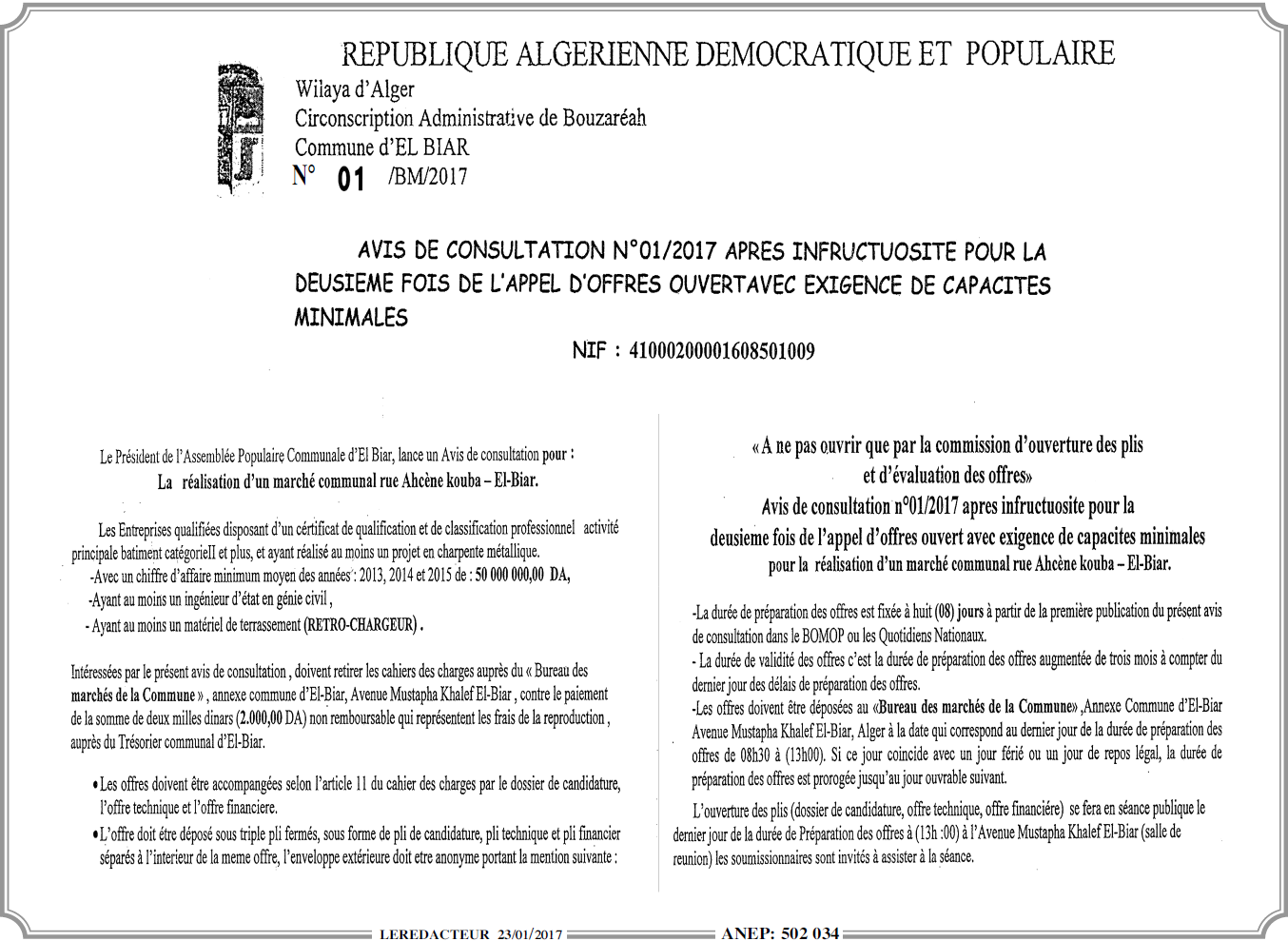 LE REDACTEUR