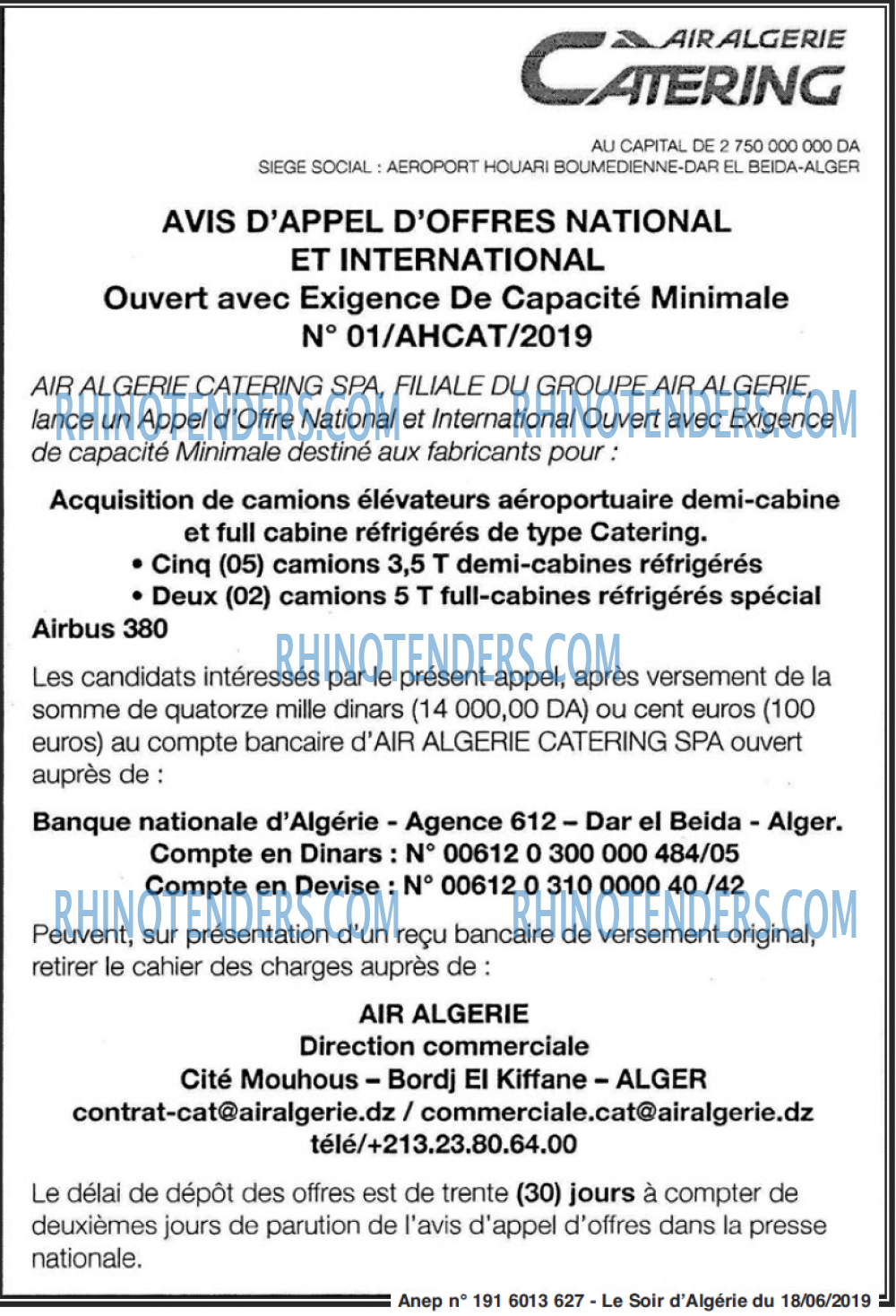 LE SOIR D'ALGERIE