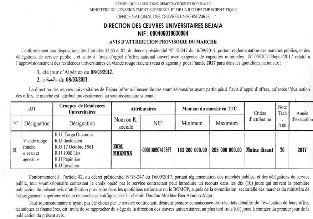 Le Jour d'Algérie