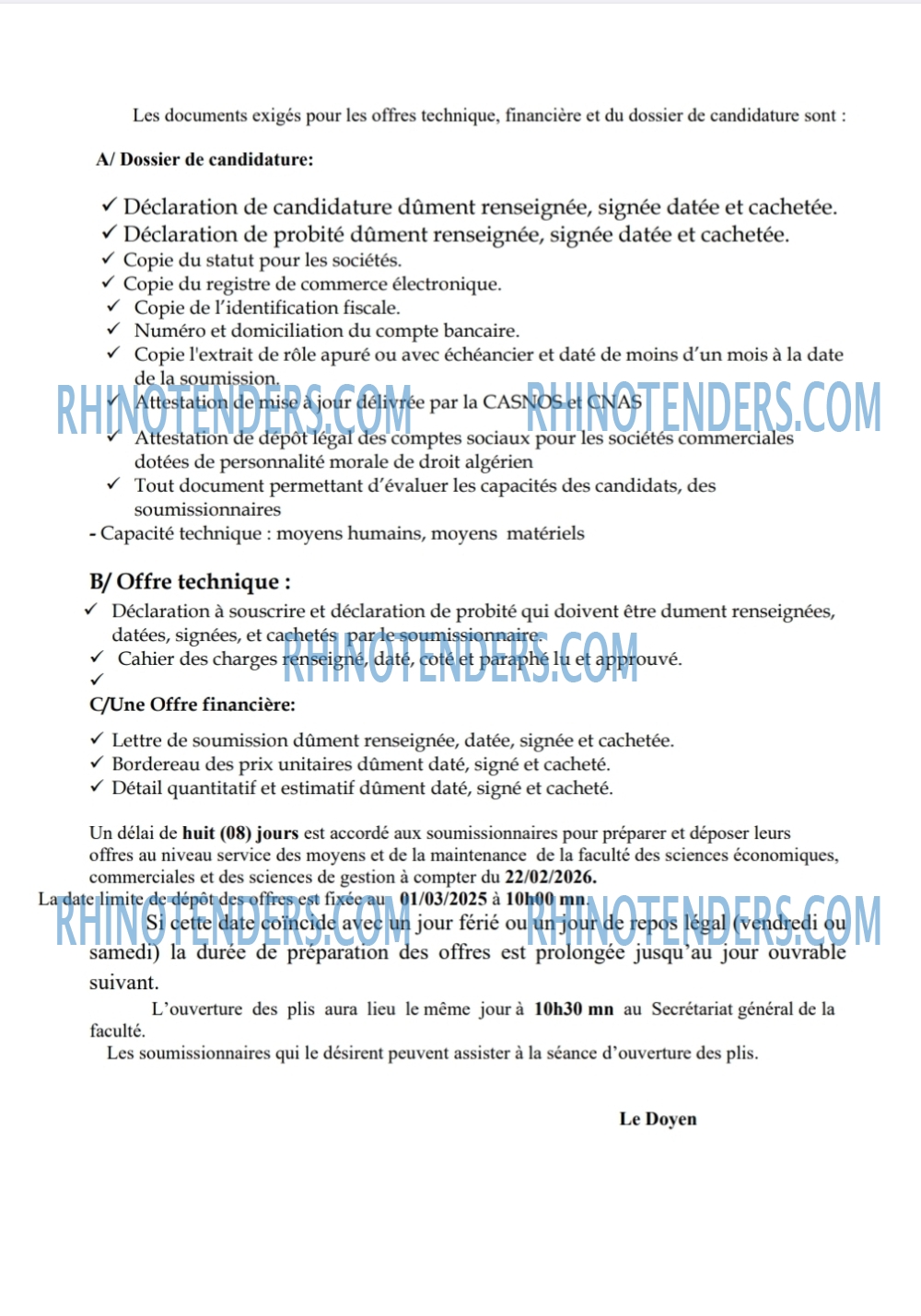 Rhinotenders