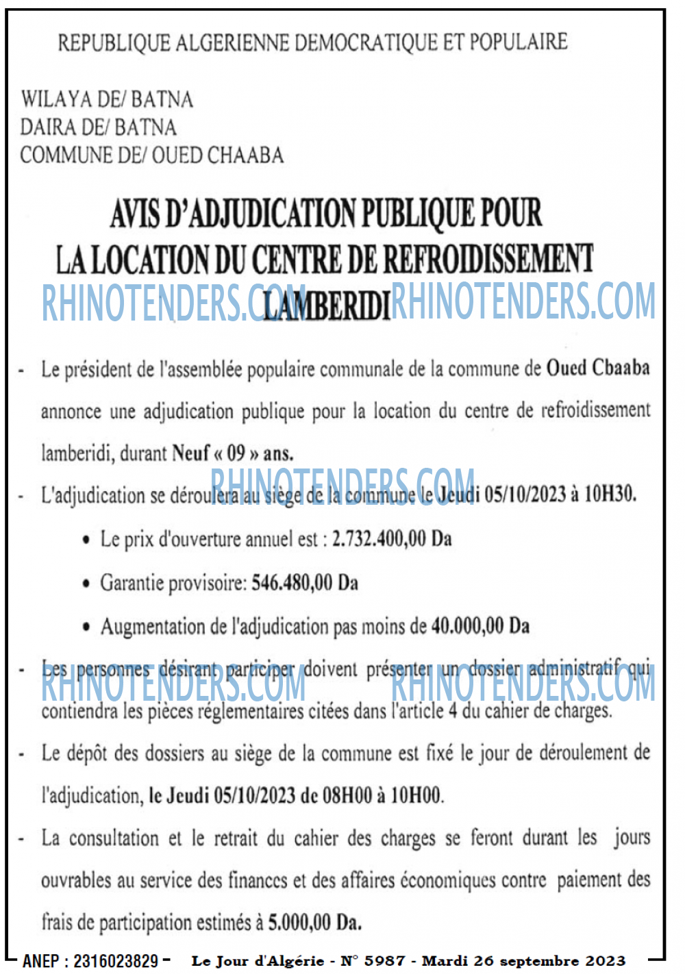 Le Jour d'Algérie