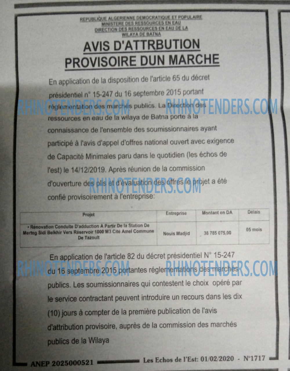 Les Echos de l'Est