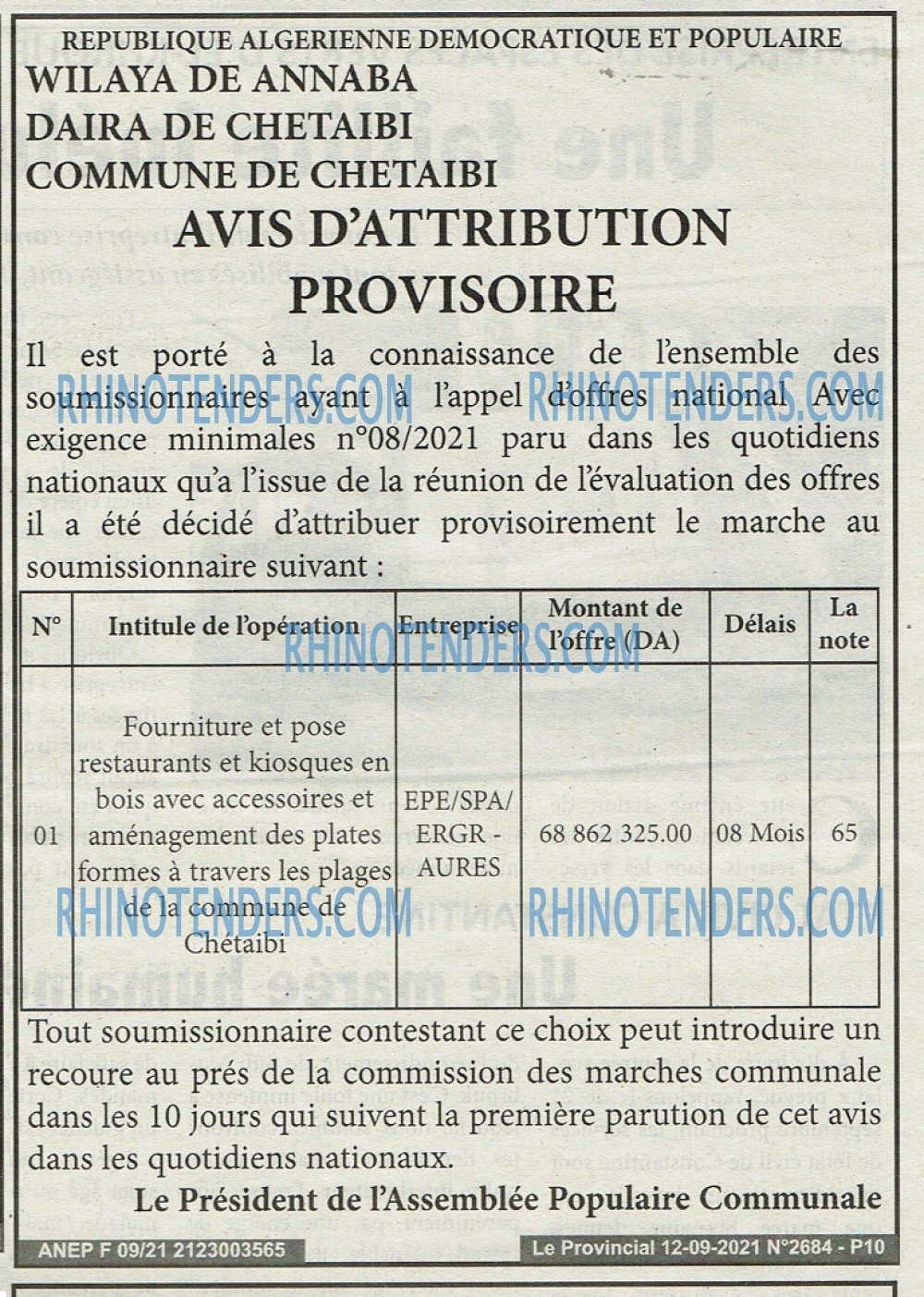 LE PROVINCIAL