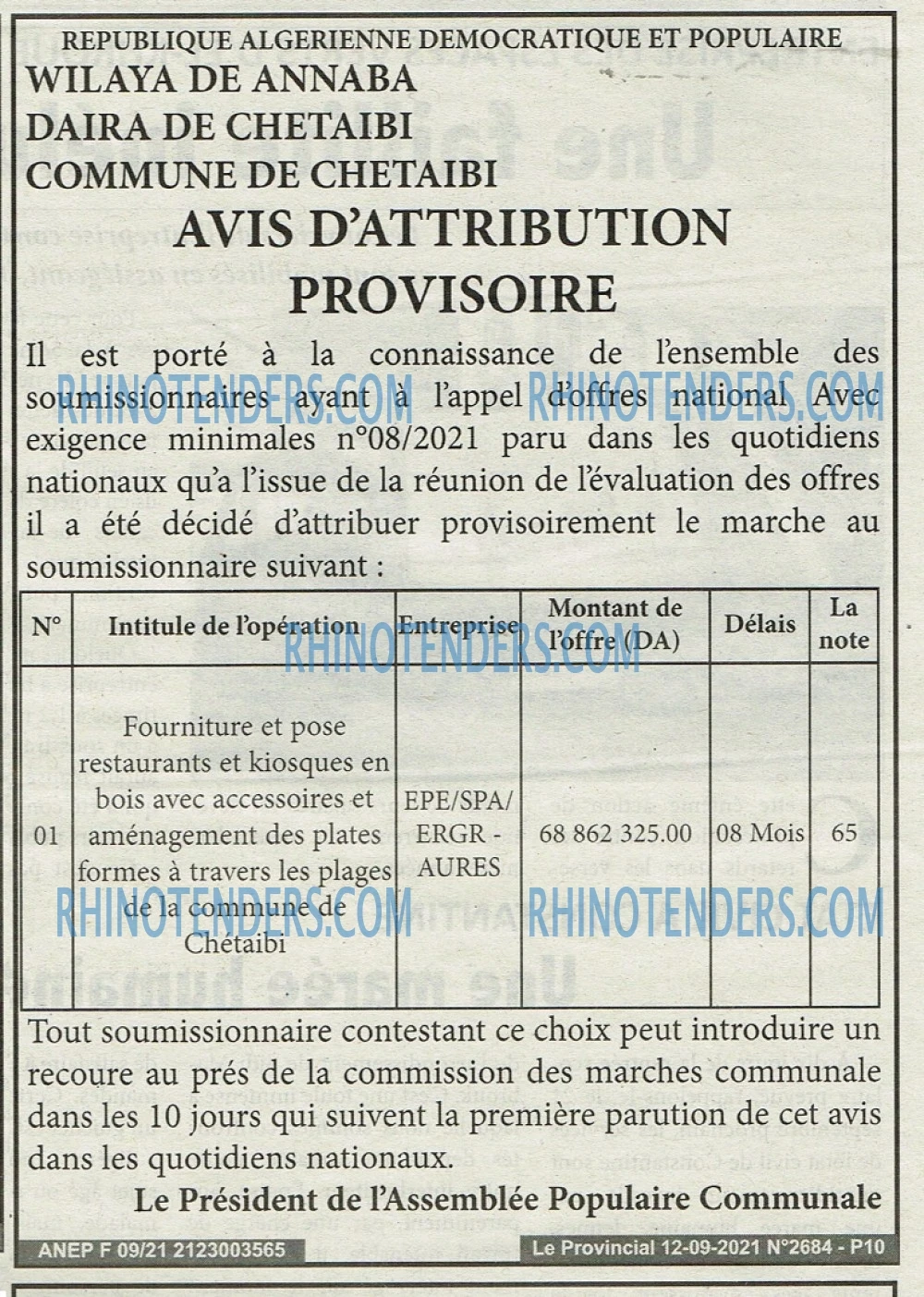 LE PROVINCIAL