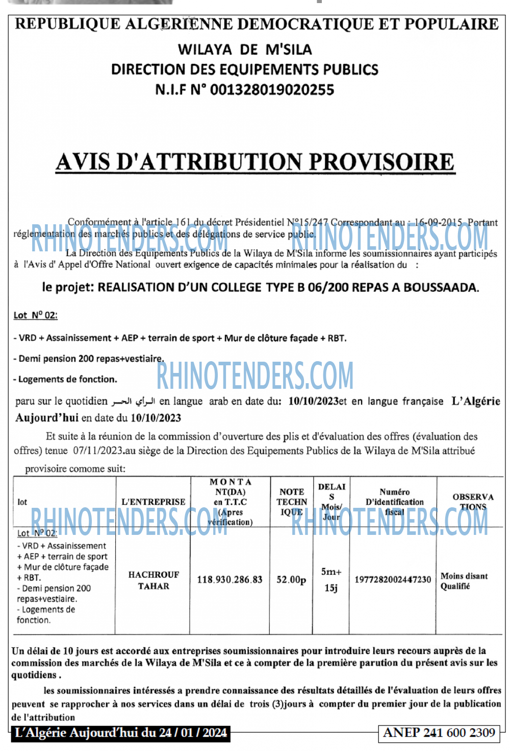 Aujourd'hui