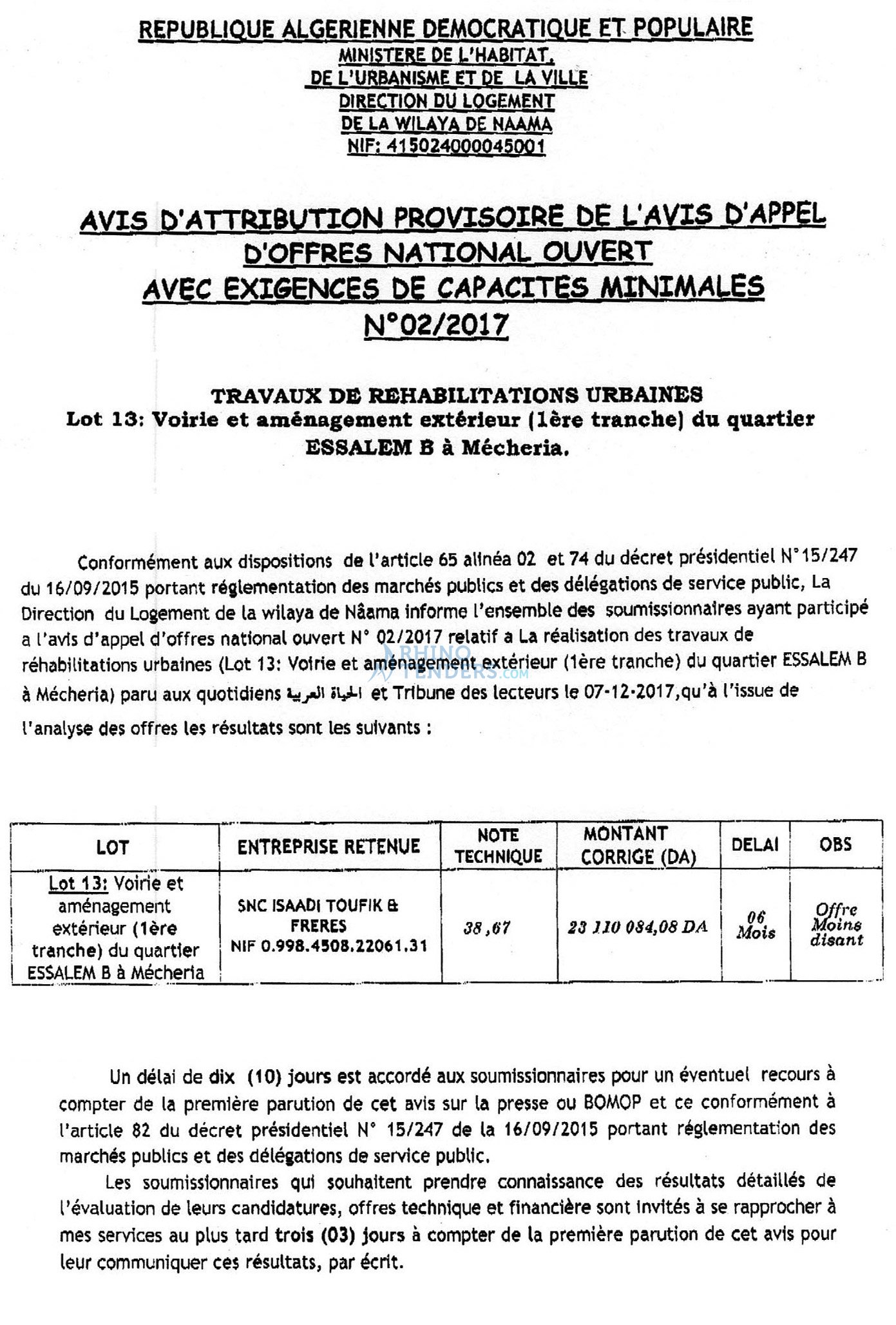 TRIBUNE DES LECTEURS