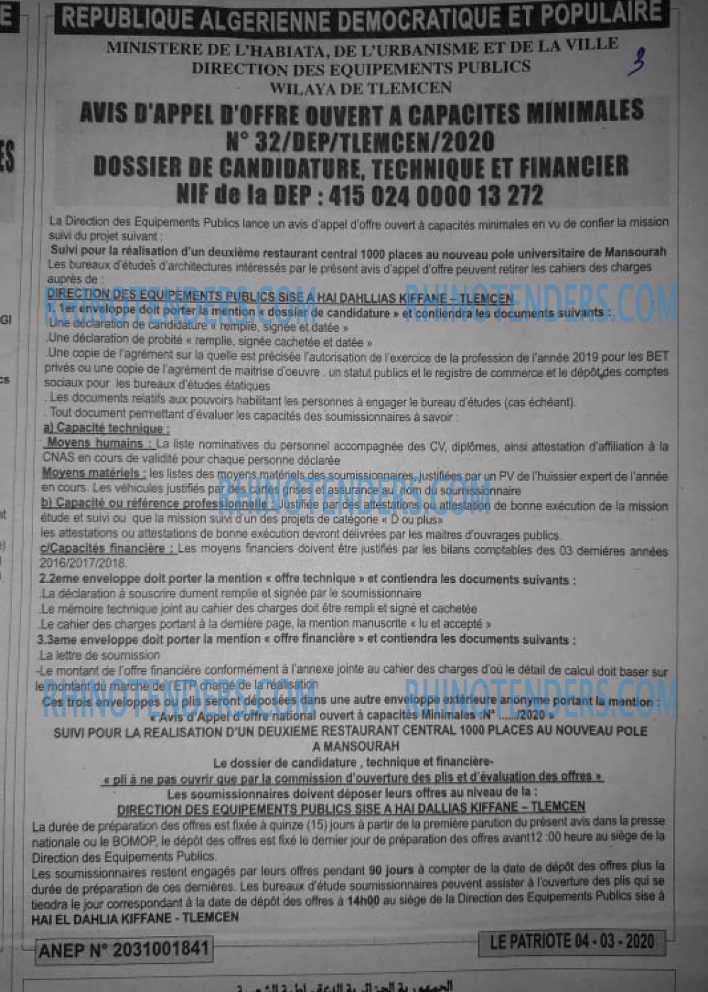 LE PATRIOTE