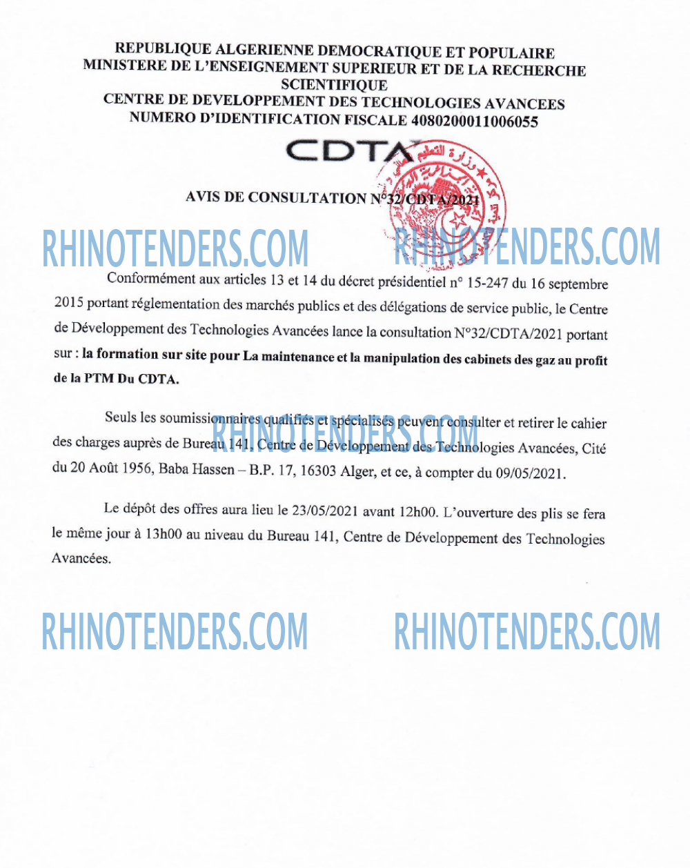 Rhinotenders