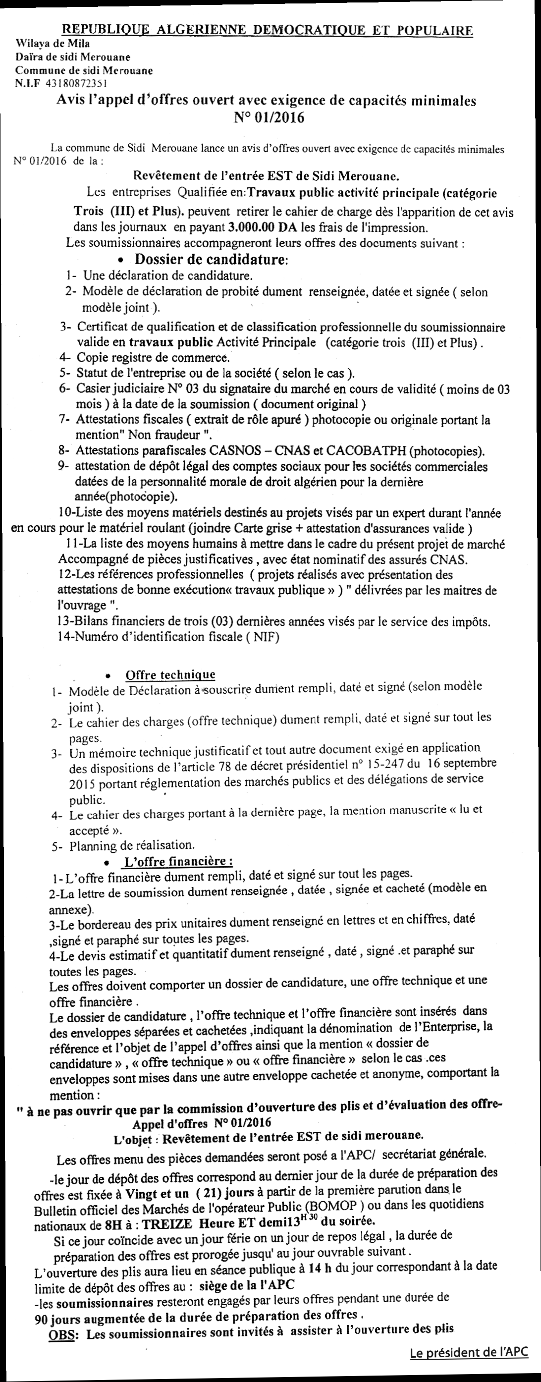 LA DEPECHE DE KABYLIE