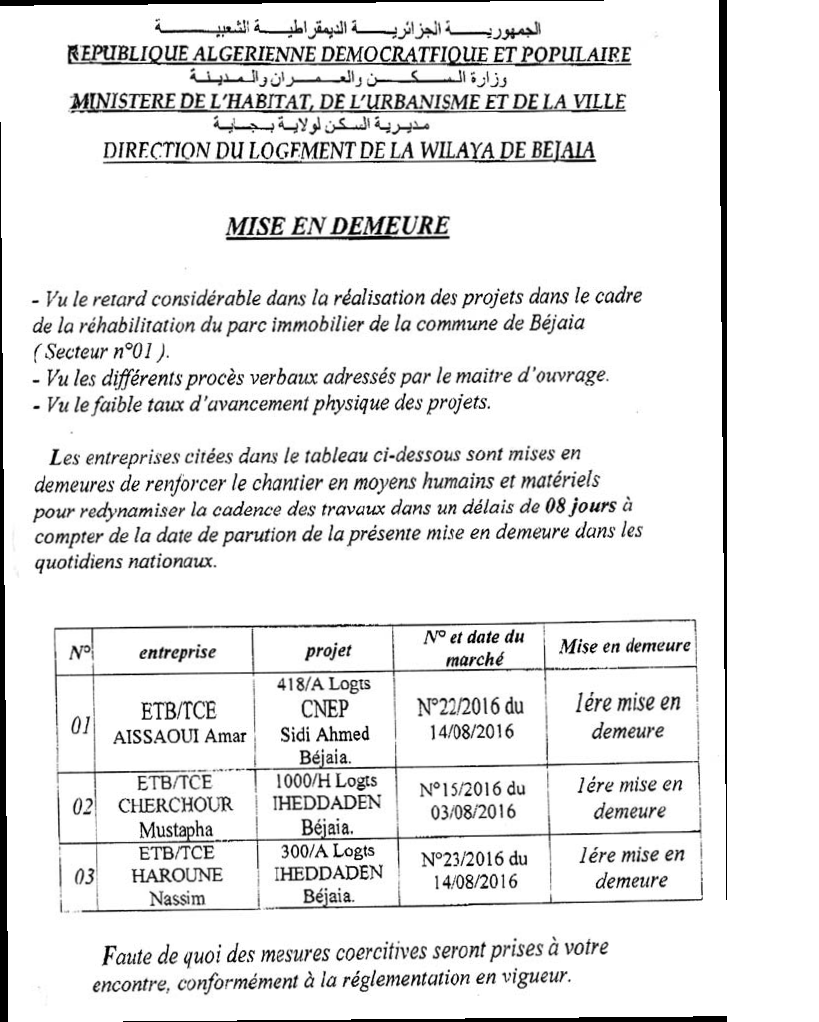 Le Jour d'Algérie