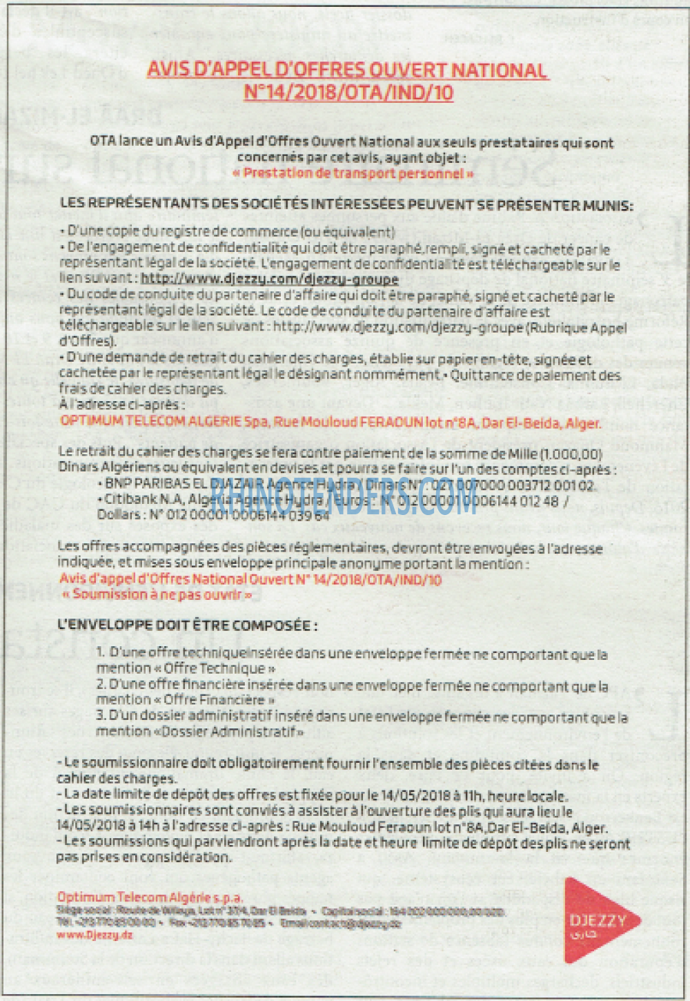 Optimum Telecom Algerie