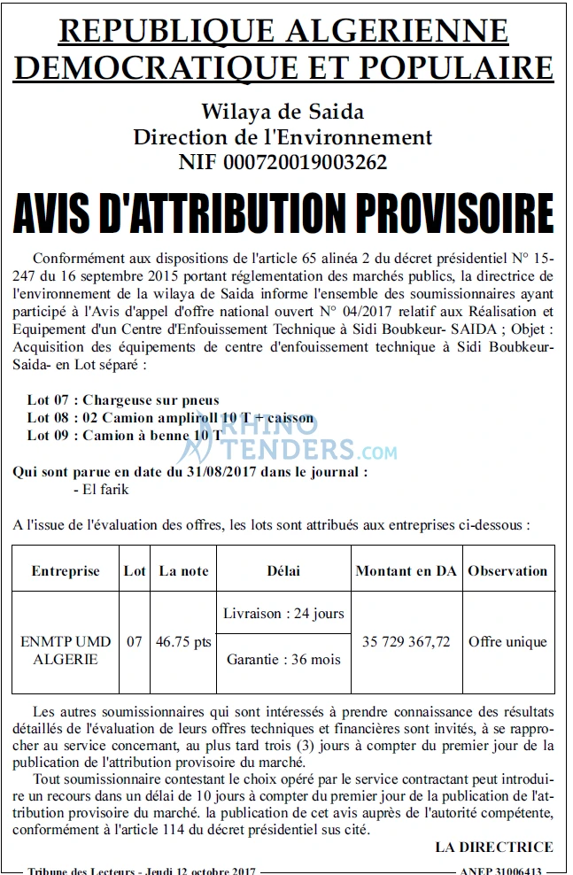 TRIBUNE DES LECTEURS