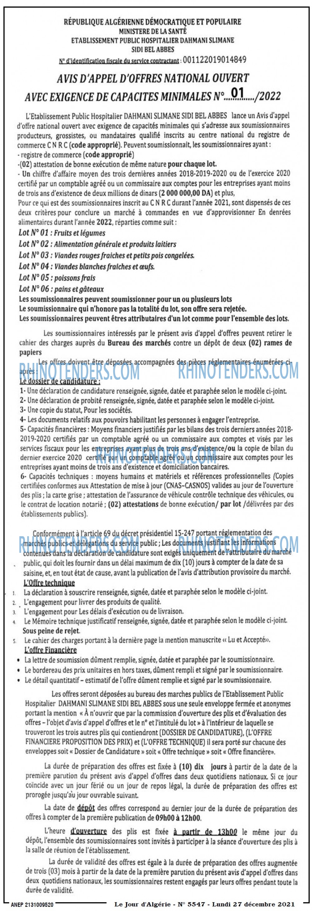 Le Jour d'Algérie