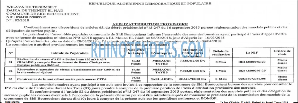 Le Jour d'Algérie