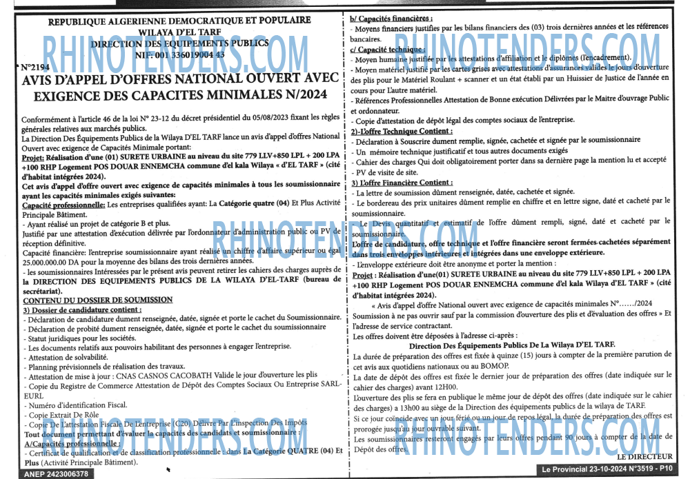 LE PROVINCIAL