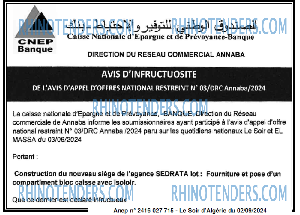 LE SOIR D'ALGERIE