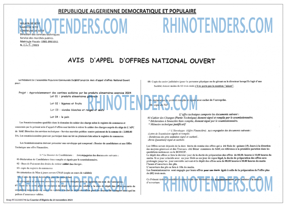 Le Courrier d'Algerie