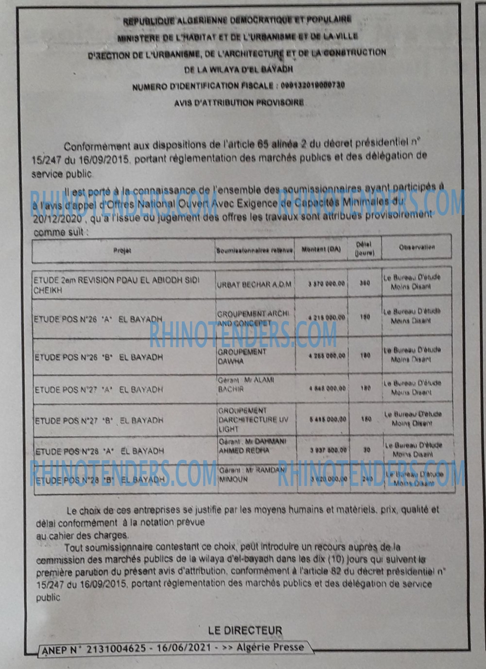 ALGERIE PRESSE