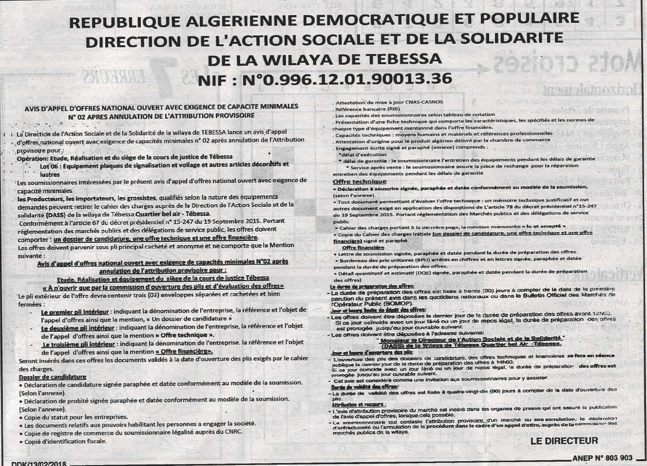 LA DEPECHE DE KABYLIE