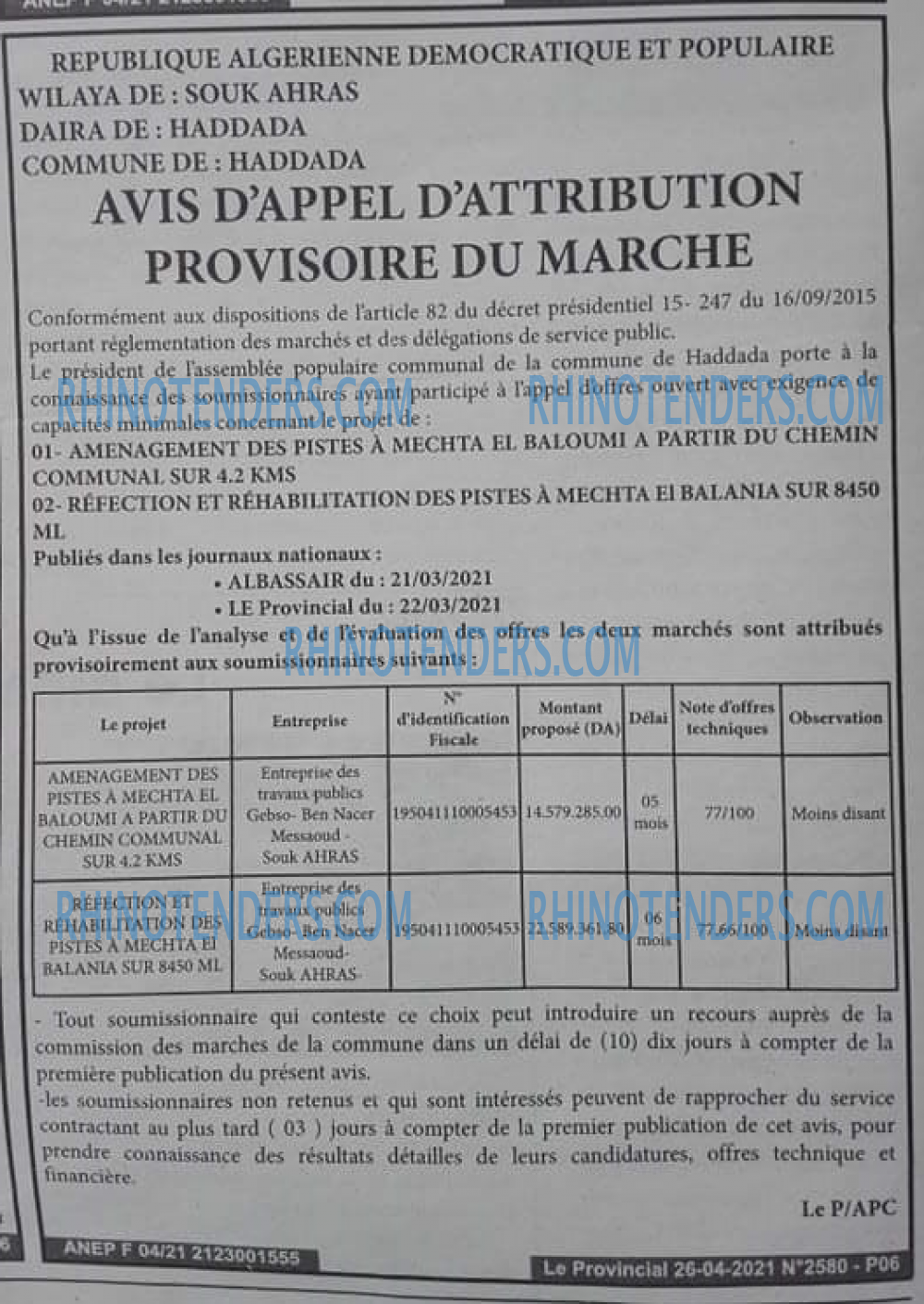 LE PROVINCIAL