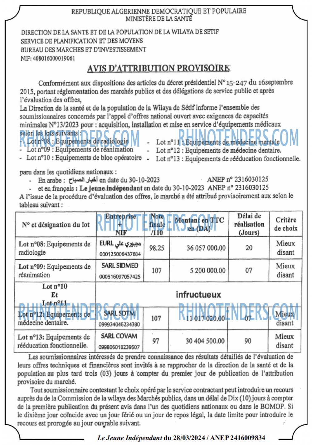 Le jeune indépendant