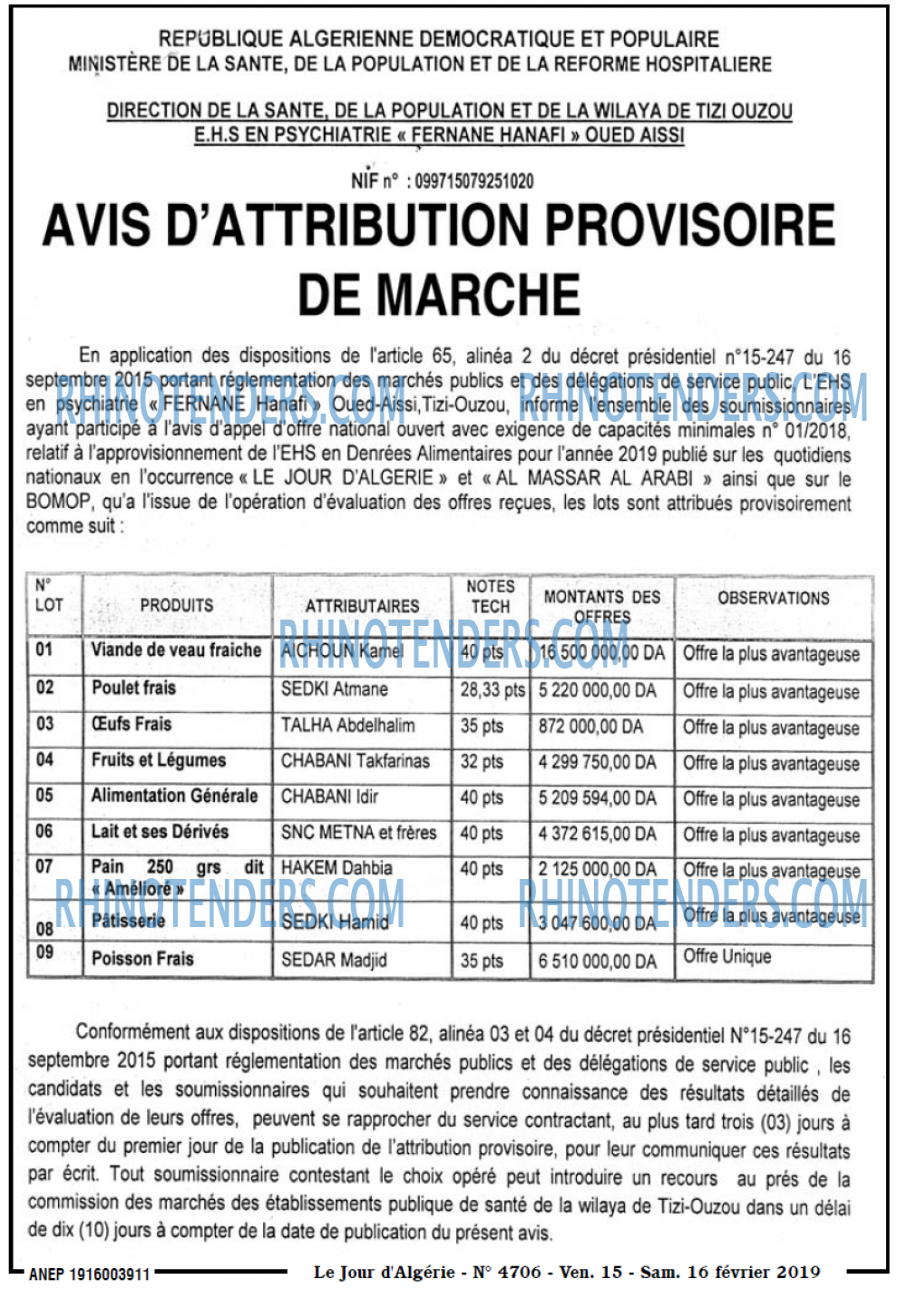 Le Jour d'Algérie