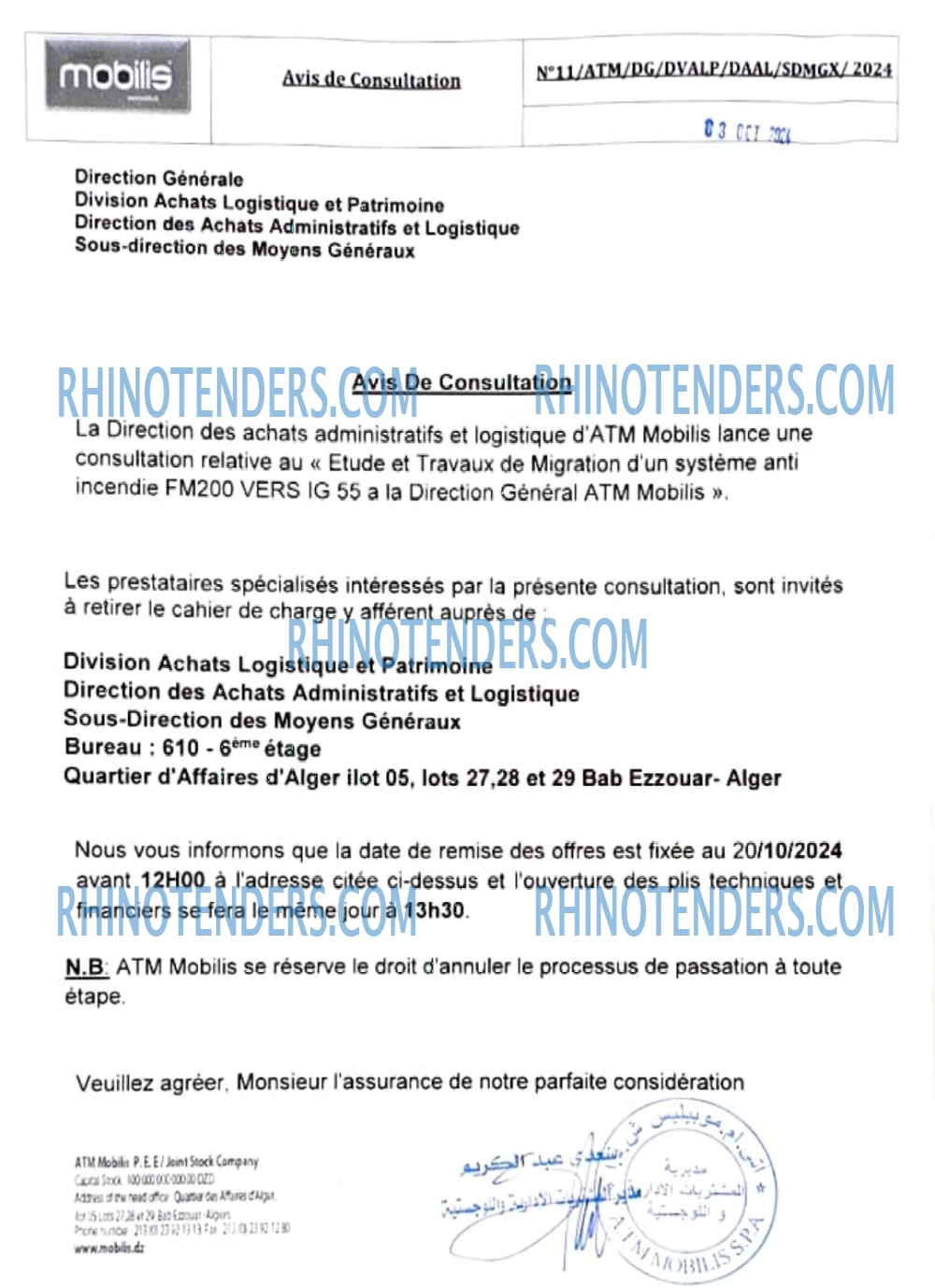 Rhinotenders
