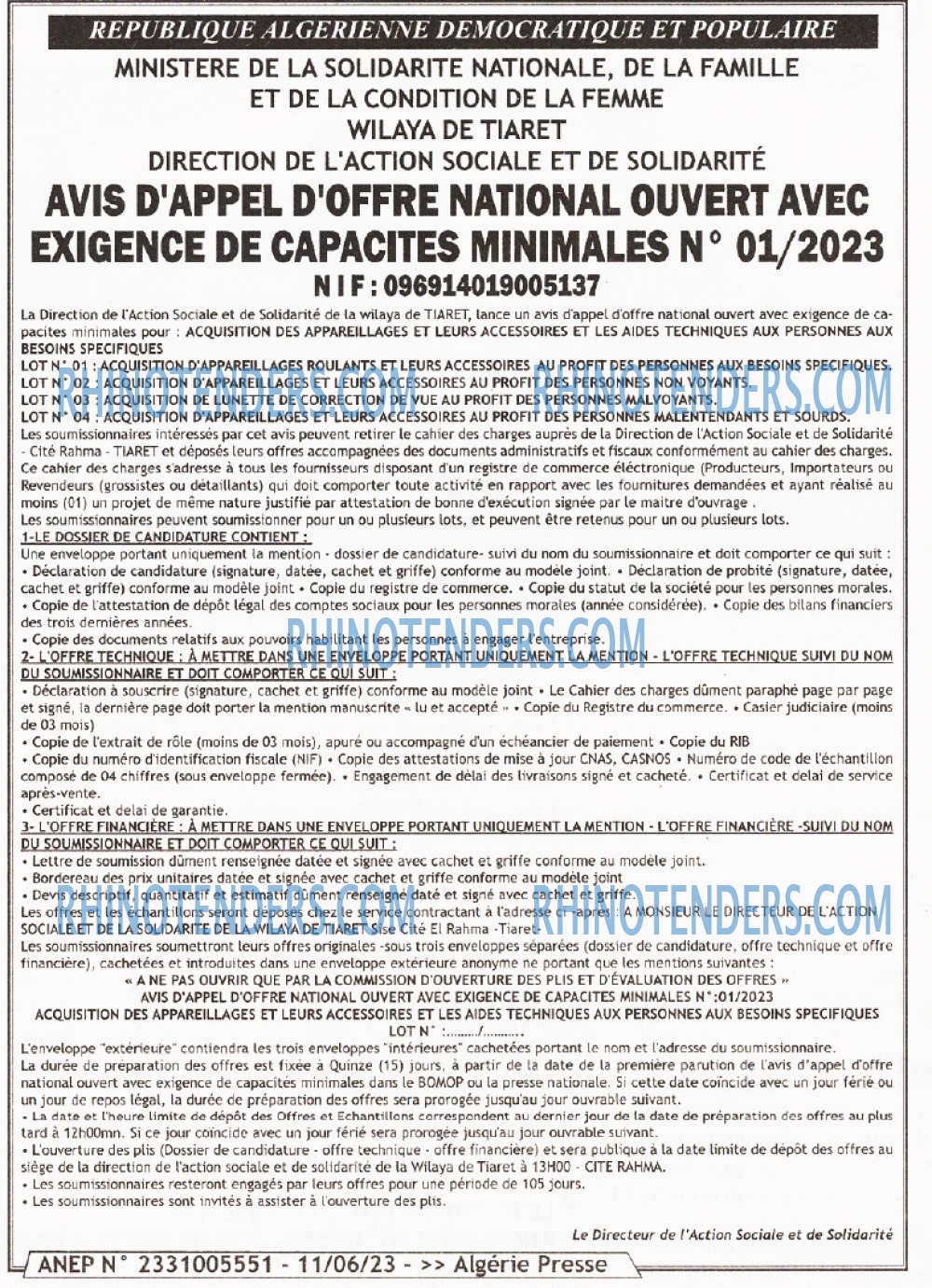 ALGERIE PRESSE