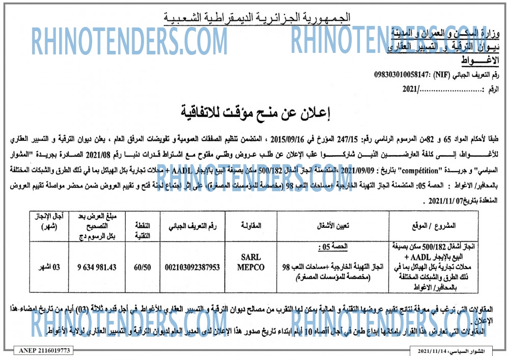 المشوار السياسي