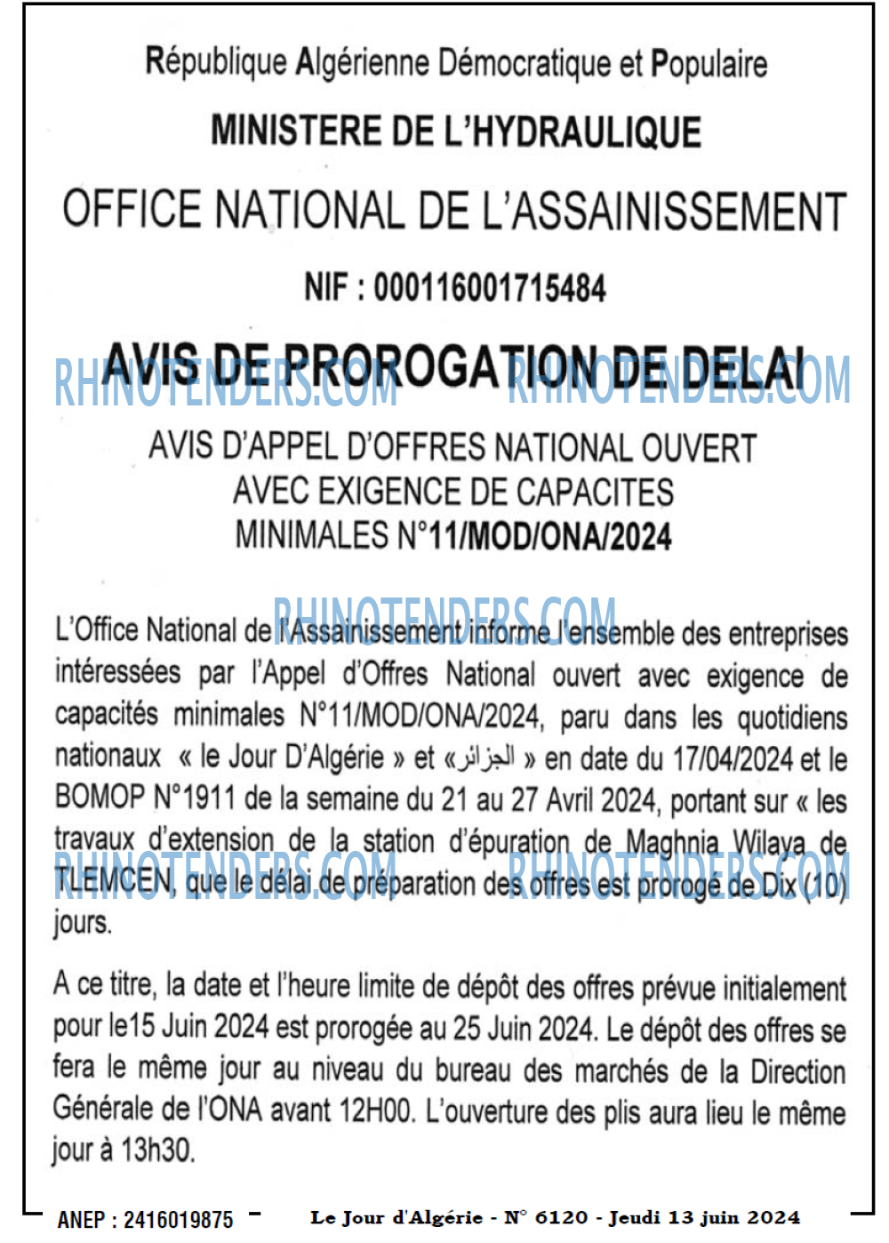 Le Jour d'Algérie