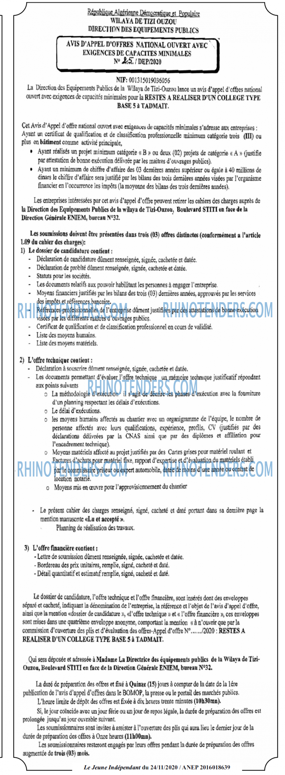 Jeune Independant