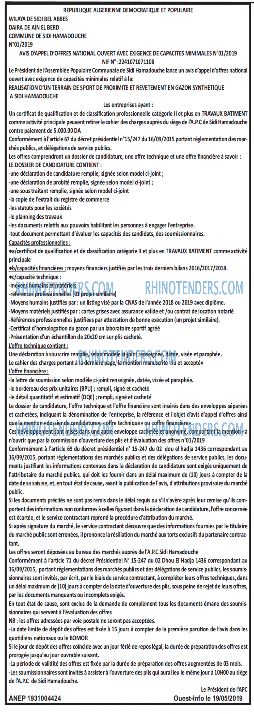 ouest TRIBUNE