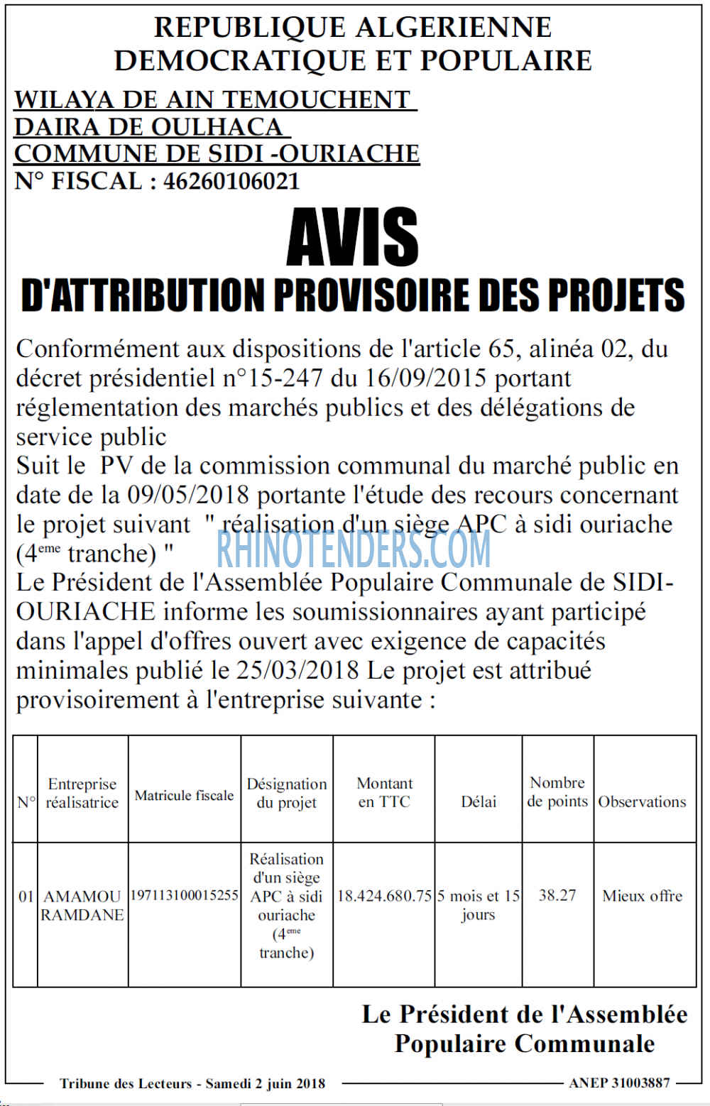 TRIBUNE DES LECTEURS
