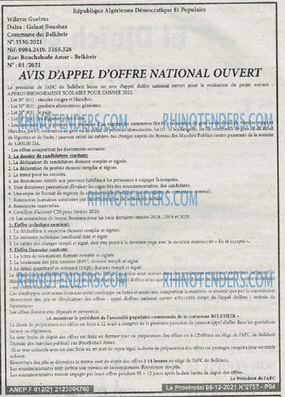 LE PROVINCIAL
