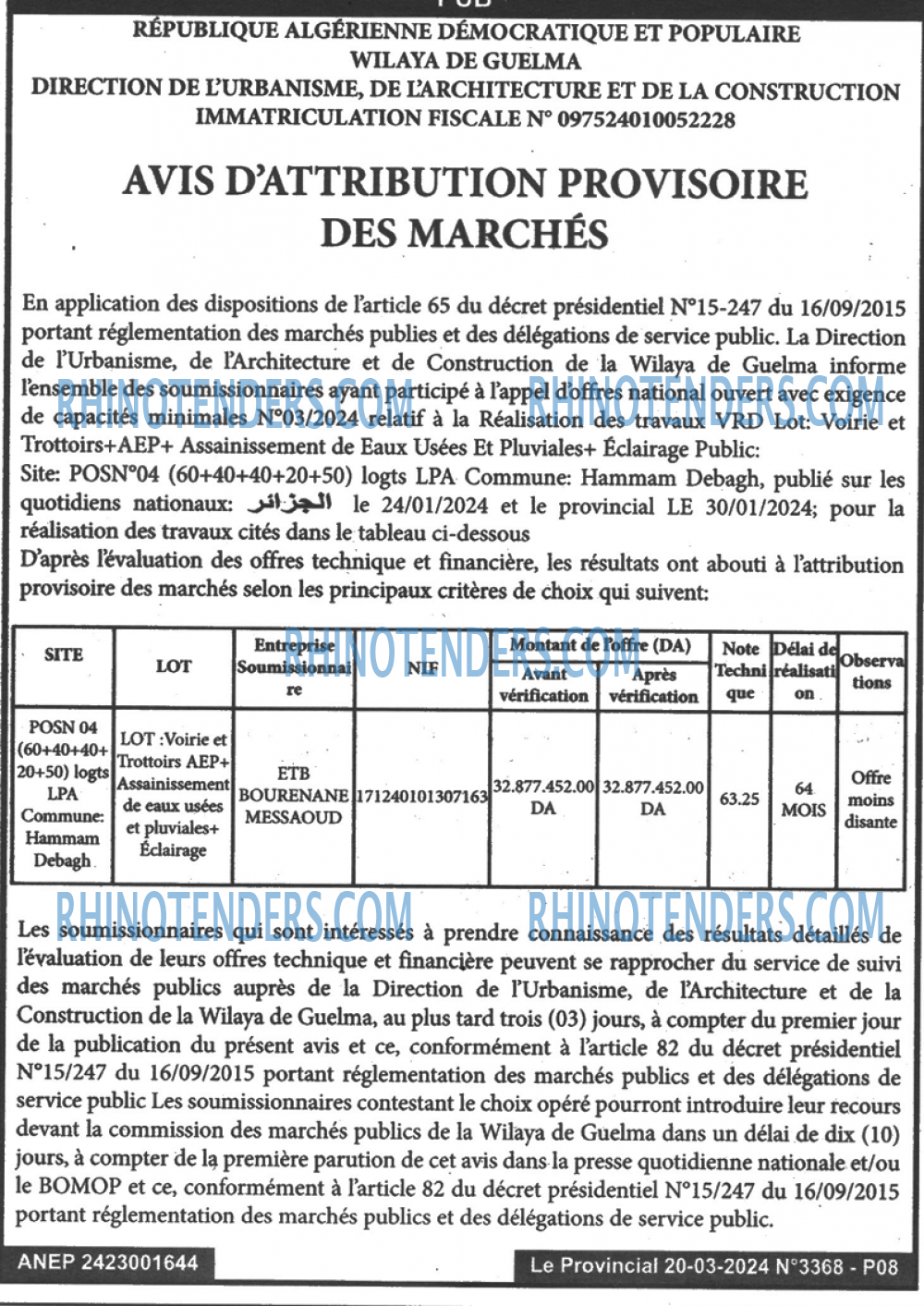 LE PROVINCIAL