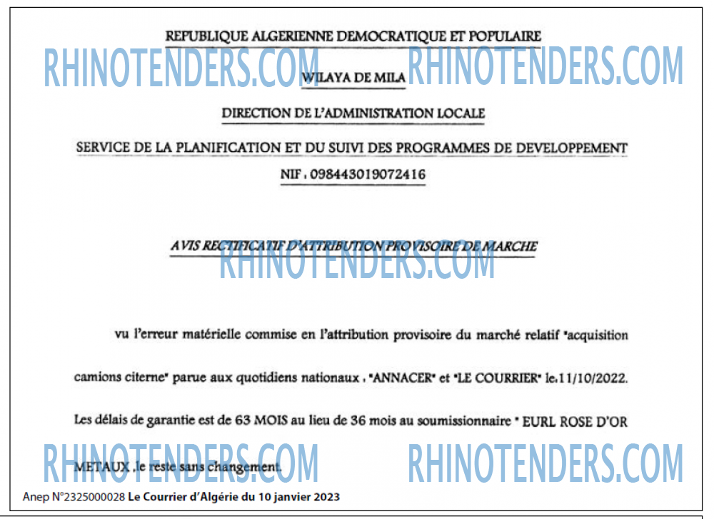 Le Courrier d'Algerie