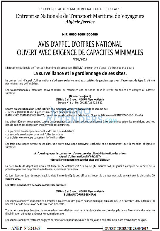 ouest TRIBUNE